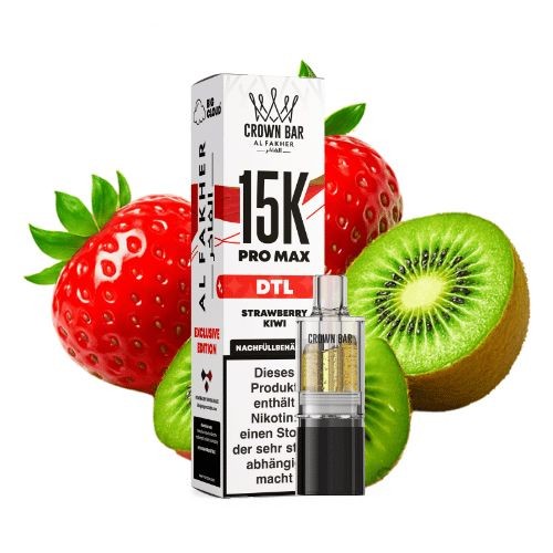 Al Fakher 15K Pro Max - Pod Strawberry Kiwi