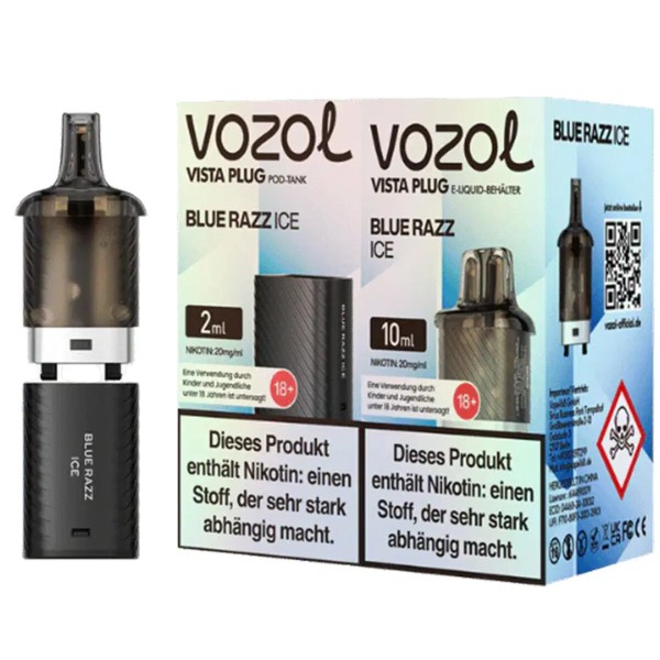 Vozol Vista 15k - Pod Blue Razz Ice
