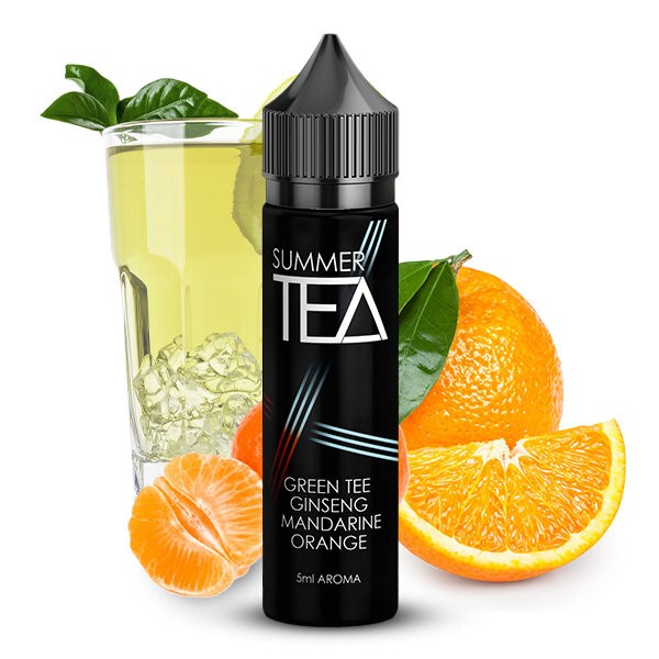 Summer Tea - Green Tea Ginseng Mandarine Orange 5ml Aroma Longfil