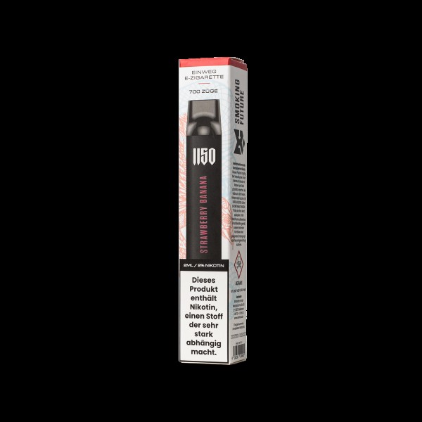 Raf 1150 Edition - Einweg E-Shisha E-Zigarette mit Nikotin - Strawberry Banana