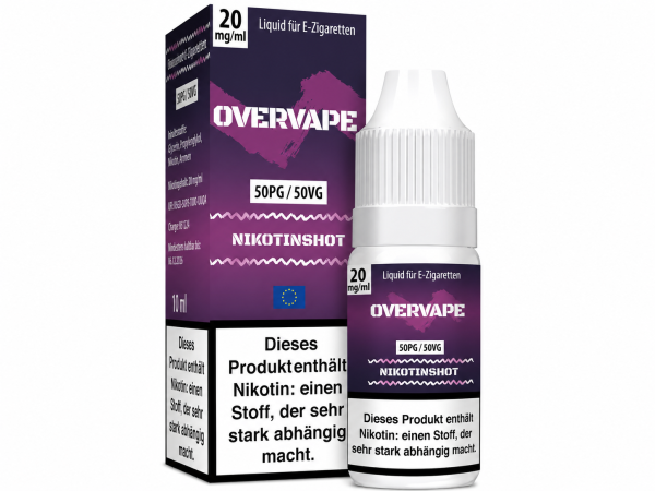 Overvape - Nikotinshot 50/50 20mg