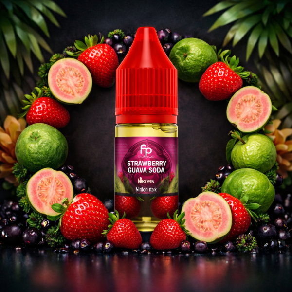 RandM Liquid 10ml - Strawberry Guava Soda