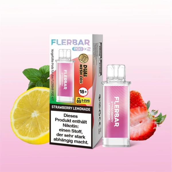 Flerbar Pod - Strawberry Lemonade