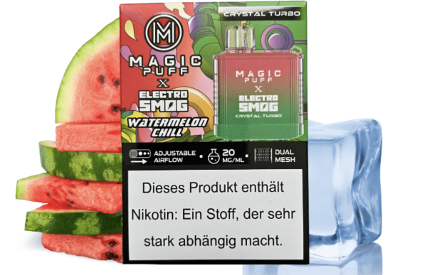 Magic Puff Crystal Turbo - Watermelon Chill