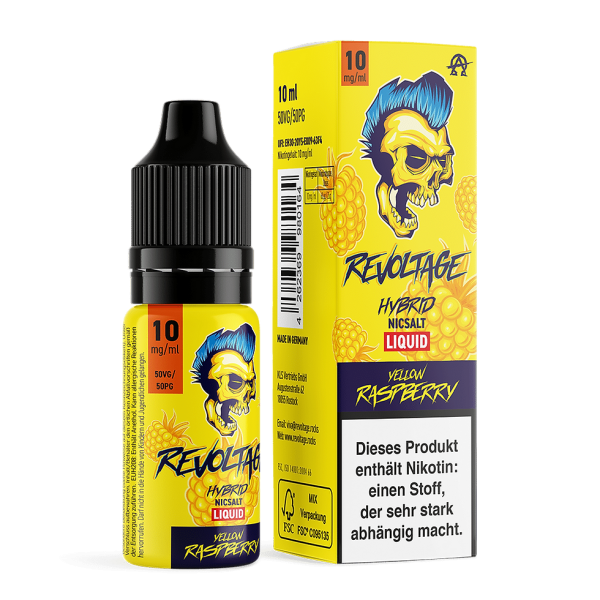 Revoltage - Yellow Raspberry 10ml Nikotinsalz Liquid