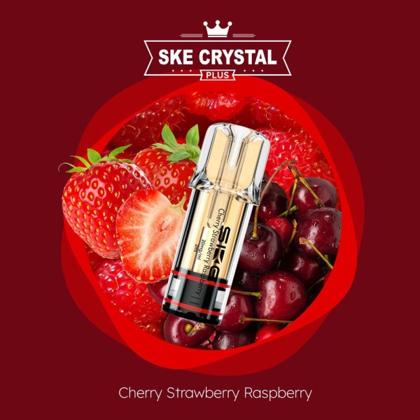 SKE Crystal Plus Pod - Cherry Strawberry Raspberry