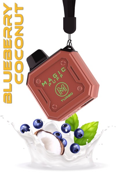Magic Puff Turbo 800 - Blueberry Coconut