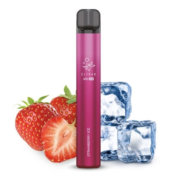 Elf Bar 600 V2 Einweg E-Zigarette - Strawberry Ice