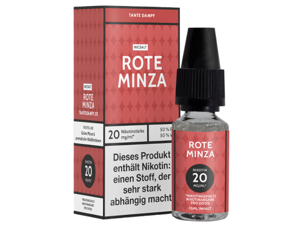 Tante Dampf - Rote Minza - Nikotinsalz Liquid 20 mg/ml