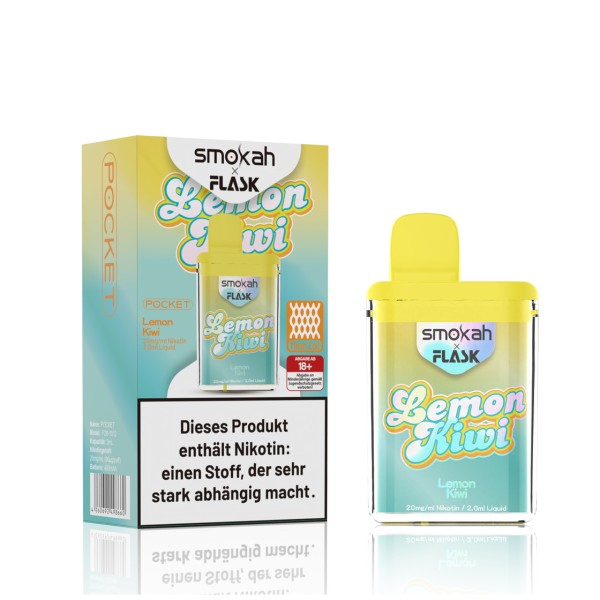 Smokah Flask - Lemon Kiwi