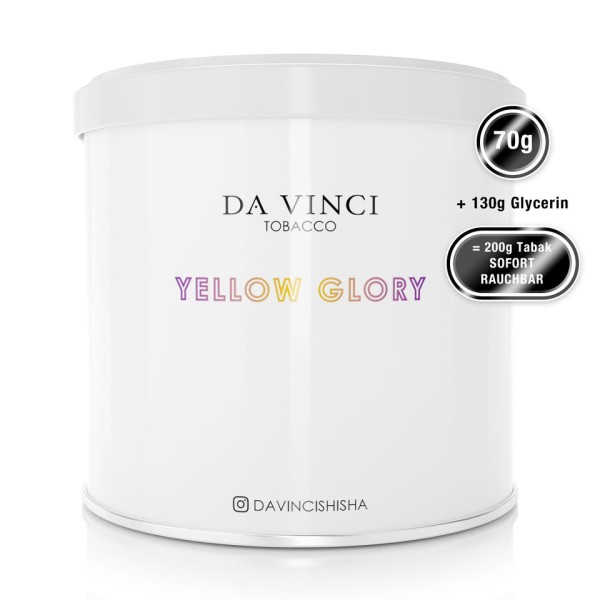 Da Vinci Tobacco 70g - Yellow Glory