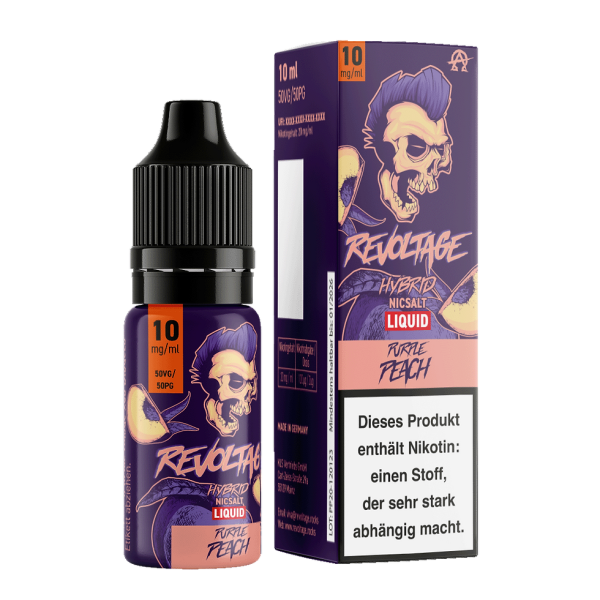 Revoltage - Purple Peach 10ml Nikotinsalz Liquid