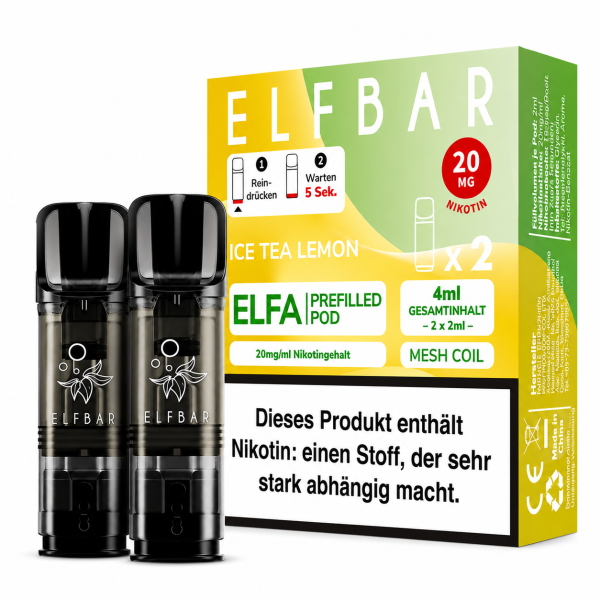 Elf Bar - Elfa Ice Tea Lemon Pods